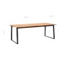 Set comedor jardín 9 pzas ratán sintético y madera acacia gris de , Conjuntos de jardín - Ref: Foro24-46009, Precio: 851,15 €...
