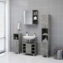 Armario espejo baño contrachapada gris hormigón 62,5x20,5x64 cm de vidaXL, Tocadores de baño - Ref: Foro24-803312, Precio: 66...