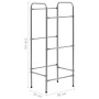 Estantería almacenaje para 3 cajas acero plateado 50x33x116 cm de , Estanterías industriales - Ref: Foro24-285212, Precio: 49...