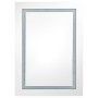 Armario de baño con espejo y LED gris 50x13x70 cm de , Tocadores de baño - Ref: Foro24-326490, Precio: 133,37 €, Descuento: %