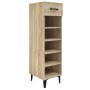 Mueble zapatero madera contrachapada roble Sonoma 30x35x105 cm de , Zapateros y organizadores de calzado - Ref: Foro24-812810...