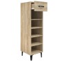 Mueble zapatero madera contrachapada roble Sonoma 30x35x105 cm de , Zapateros y organizadores de calzado - Ref: Foro24-812810...