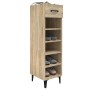 Mueble zapatero madera contrachapada roble Sonoma 30x35x105 cm de , Zapateros y organizadores de calzado - Ref: Foro24-812810...