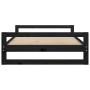 Cama para perros madera maciza de pino negro 105,5x75,5x28 cm de , Camas para perros - Ref: Foro24-821491, Precio: 72,88 €, D...