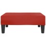 Reposapiés de cuero sintético rojo vino tinto 78x56x32 cm de , Otomanas - Ref: Foro24-337712, Precio: 51,57 €, Descuento: %