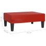 Reposapiés de cuero sintético rojo vino tinto 78x56x32 cm de , Otomanas - Ref: Foro24-337712, Precio: 51,57 €, Descuento: %