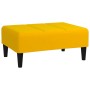 Reposapiés de terciopelo amarillo 78x56x32 cm de , Otomanas - Ref: Foro24-337765, Precio: 58,13 €, Descuento: %