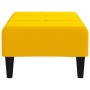 Reposapiés de terciopelo amarillo 78x56x32 cm de , Otomanas - Ref: Foro24-337765, Precio: 58,13 €, Descuento: %