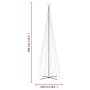 Árbol de Navidad cónico 3000 LED de colores 230x800 cm de , Arboles de navidad - Ref: Foro24-343516, Precio: 154,61 €, Descue...