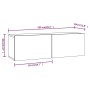 Set de muebles para TV 6 piezas madera contrachapada blanco de , Muebles TV - Ref: Foro24-3114606, Precio: 355,92 €, Descuent...