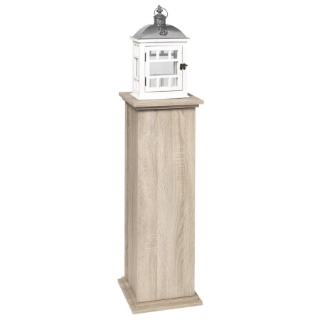FMD Mesita decorativa con puerta color roble 88,5 cm de , Mesas auxiliares - Ref: Foro24-428724, Precio: 96,40 €, Descuento: %