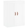 Armario de pared madera ingeniería blanco brillo 69,5x34x90 cm de , Aparadores - Ref: Foro24-830358, Precio: 76,68 €, Descuen...