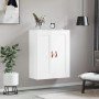 Armario de pared madera ingeniería blanco brillo 69,5x34x90 cm de , Aparadores - Ref: Foro24-830358, Precio: 76,68 €, Descuen...