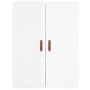 Armario de pared madera ingeniería blanco brillo 69,5x34x90 cm de , Aparadores - Ref: Foro24-830358, Precio: 76,68 €, Descuen...