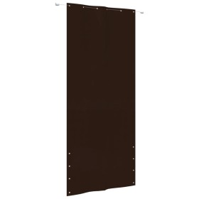 Toldo pantalla para balcón tela oxford marrón 120x240 cm de , Sombrillas - Ref: Foro24-148560, Precio: 29,94 €, Descuento: %