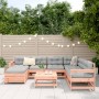 Juego de sofás de jardín 8 pzas madera maciza de abeto Douglas de , Conjuntos de jardín - Ref: Foro24-3250614, Precio: 447,48...