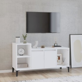 Mueble para TV madera contrachapada blanco 100x35x55 cm de , Muebles TV - Ref: Foro24-821180, Precio: 69,16 €, Descuento: %