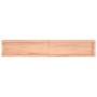Estante pared madera roble tratada marrón claro 160x30x(2-4) cm de , Estantes y estanterías - Ref: Foro24-363708, Precio: 79,...