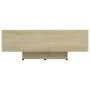 Mesa de centro madera contrachapada color roble 85x55x31 cm de vidaXL, Mesas de centro - Ref: Foro24-803383, Precio: 50,76 €,...
