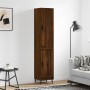 Aparador alto madera contrachapada roble marrón 34,5x34x180 cm de , Aparadores - Ref: Foro24-3199128, Precio: 121,27 €, Descu...