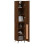 Aparador alto madera contrachapada roble marrón 34,5x34x180 cm de , Aparadores - Ref: Foro24-3199128, Precio: 121,27 €, Descu...