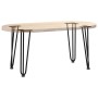 Patas de mesa tipo horquilla 4 uds acero macizo negro 42 cm de , Patas para mesas - Ref: Foro24-4012440, Precio: 52,79 €, Des...