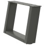 Patas de mesa centro forma U 2uds acero antracita 50x(30-31) cm de , Patas para mesas - Ref: Foro24-4012746, Precio: 64,52 €,...