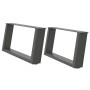 Patas de mesa centro forma U 2uds acero antracita 60x(30-31) cm de , Patas para mesas - Ref: Foro24-4012750, Precio: 69,05 €,...