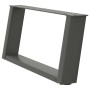 Patas de mesa centro forma U 2uds acero antracita 60x(30-31) cm de , Patas para mesas - Ref: Foro24-4012750, Precio: 69,05 €,...