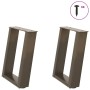 Patas para mesa de centro en forma de U 2 uds antracita acero de , Patas para mesas - Ref: Foro24-4012759, Precio: 60,26 €, D...