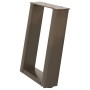 Patas para mesa de centro en forma de U 2 uds antracita acero de , Patas para mesas - Ref: Foro24-4012759, Precio: 60,26 €, D...