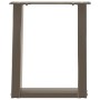 Patas para mesa de centro en forma de U 2 uds antracita acero de , Patas para mesas - Ref: Foro24-4012759, Precio: 60,26 €, D...
