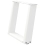 Patas de mesa de centro forma U 2uds acero blanco 50x(42-43) cm de , Patas para mesas - Ref: Foro24-4012765, Precio: 66,34 €,...