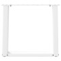 Patas de mesa de centro forma U 2uds acero blanco 50x(42-43) cm de , Patas para mesas - Ref: Foro24-4012765, Precio: 66,34 €,...