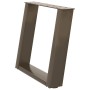 Patas para mesa de centro en forma de U 2 uds antracita acero de , Patas para mesas - Ref: Foro24-4012767, Precio: 71,21 €, D...