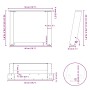 Patas para mesa de centro en forma de U 2 uds antracita acero de , Patas para mesas - Ref: Foro24-4012767, Precio: 71,21 €, D...