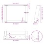 Patas para mesa de centro en forma de U 2 uds antracita acero de , Patas para mesas - Ref: Foro24-4012771, Precio: 75,95 €, D...