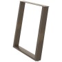 Patas para mesa comedor forma U 2uds acero natural 80x(72-73)cm de , Patas para mesas - Ref: Foro24-4012799, Precio: 93,59 €,...