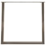 Patas para mesa comedor forma U 2uds acero natural 80x(72-73)cm de , Patas para mesas - Ref: Foro24-4012799, Precio: 93,59 €,...