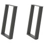 Patas para mesa comedor forma U 2uds antracita 60x(72-73) cm de , Patas para mesas - Ref: Foro24-4012790, Precio: 83,02 €, De...
