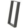 Patas para mesa comedor forma U 2uds antracita 60x(72-73) cm de , Patas para mesas - Ref: Foro24-4012790, Precio: 83,02 €, De...