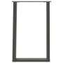 Patas para mesa comedor forma U 2uds antracita 60x(72-73) cm de , Patas para mesas - Ref: Foro24-4012790, Precio: 83,02 €, De...