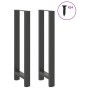 Patas de mesa de centro acero antracita 2 uds 50x(110-111) cm de , Patas para mesas - Ref: Foro24-4013354, Precio: 111,88 €, ...