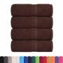 Toallas de jabón 4 uds marrón 30x30 cm 360 gsm 100% algodón de , Toallas - Ref: Foro24-136753, Precio: 16,11 €, Descuento: %