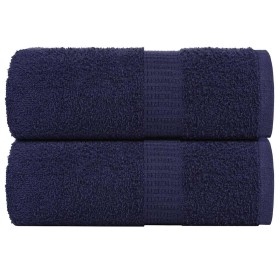 Toallas de jabón 2 uds azul marino 30x30 cm 360gsm 100% algodón de , Toallas - Ref: Foro24-136779, Precio: 12,22 €, Descuento: %