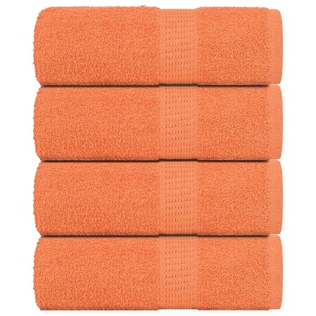 Toallas de jabón 4 uds naranja 30x30 cm 360 gsm 100% algodón de , Toallas - Ref: Foro24-136897, Precio: 13,07 €, Descuento: %