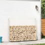 Leñero acero galvanizado 200x25x150 cm de , Bolsas y soportes de leña - Ref: Foro24-4100705, Precio: 36,93 €, Descuento: %