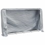 Leñero con protector de lluvia 250x25x150 cm acero galvanizado de , Bolsas y soportes de leña - Ref: Foro24-4100711, Precio: ...