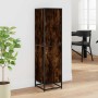 Aparador alto madera de ingeniería y metal 35,5x35x139 cm de , Aparadores - Ref: Foro24-849056, Precio: 92,73 €, Descuento: %