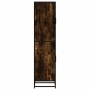 Aparador alto madera de ingeniería y metal 35,5x35x139 cm de , Aparadores - Ref: Foro24-849056, Precio: 92,73 €, Descuento: %